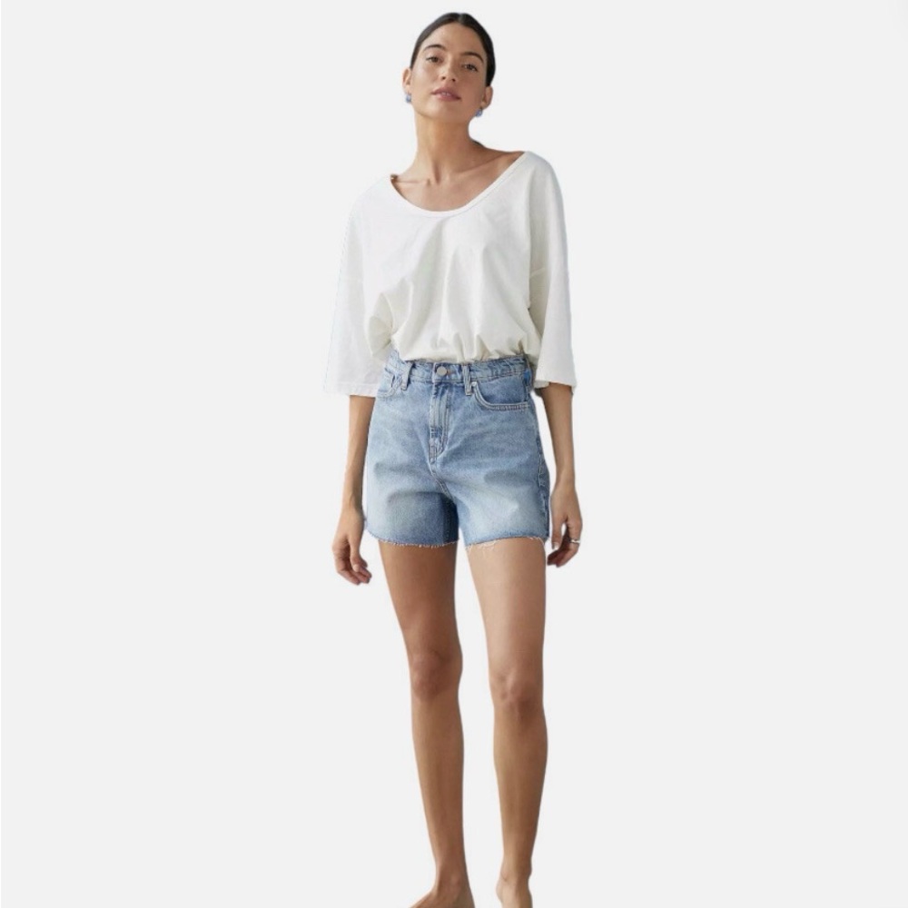 BDG GIRLFRIEND HIGH-RISE CROPPED Sz 27 Grunge cut‎ offs raw hem